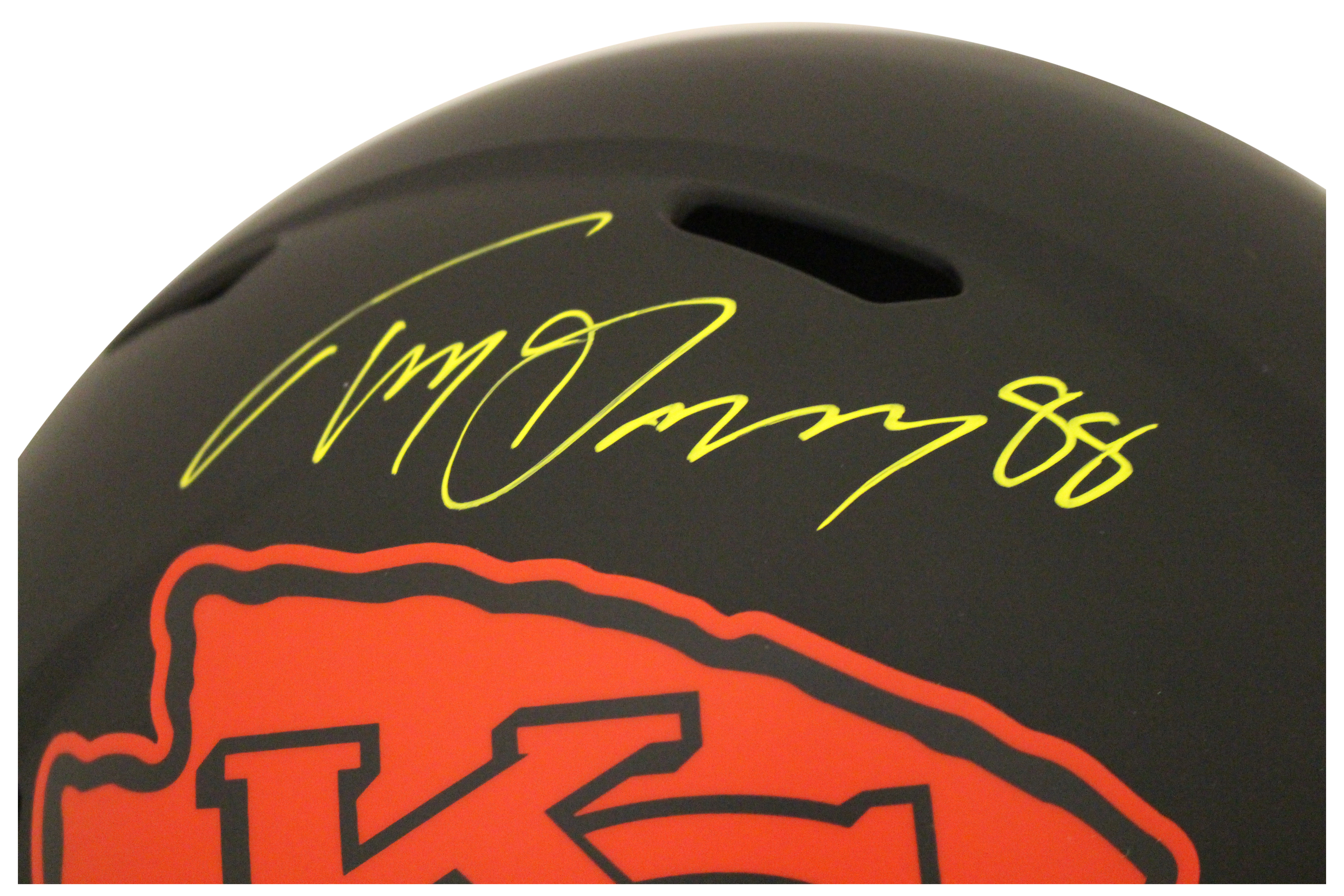 Tony Gonzalez Autographed Kansas City Chiefs F/S Eclipse Helmet BAS 28925