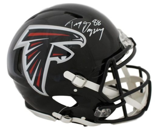 Tony Gonzalez Autographed Atlanta Falcons Authentic Speed Helmet BAS 20703