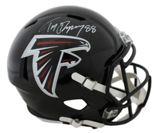 Tony Gonzalez Autographed Atlanta Falcons Speed Replica Helmet BAS 20623