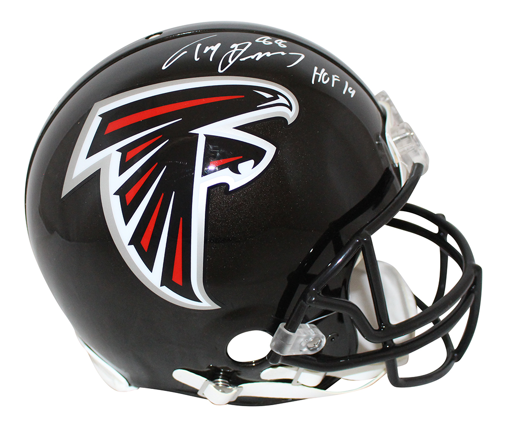 Tony Gonzalez Autographed Atlanta Falcons Authentic VSR4 Helmet HOF BAS 32148