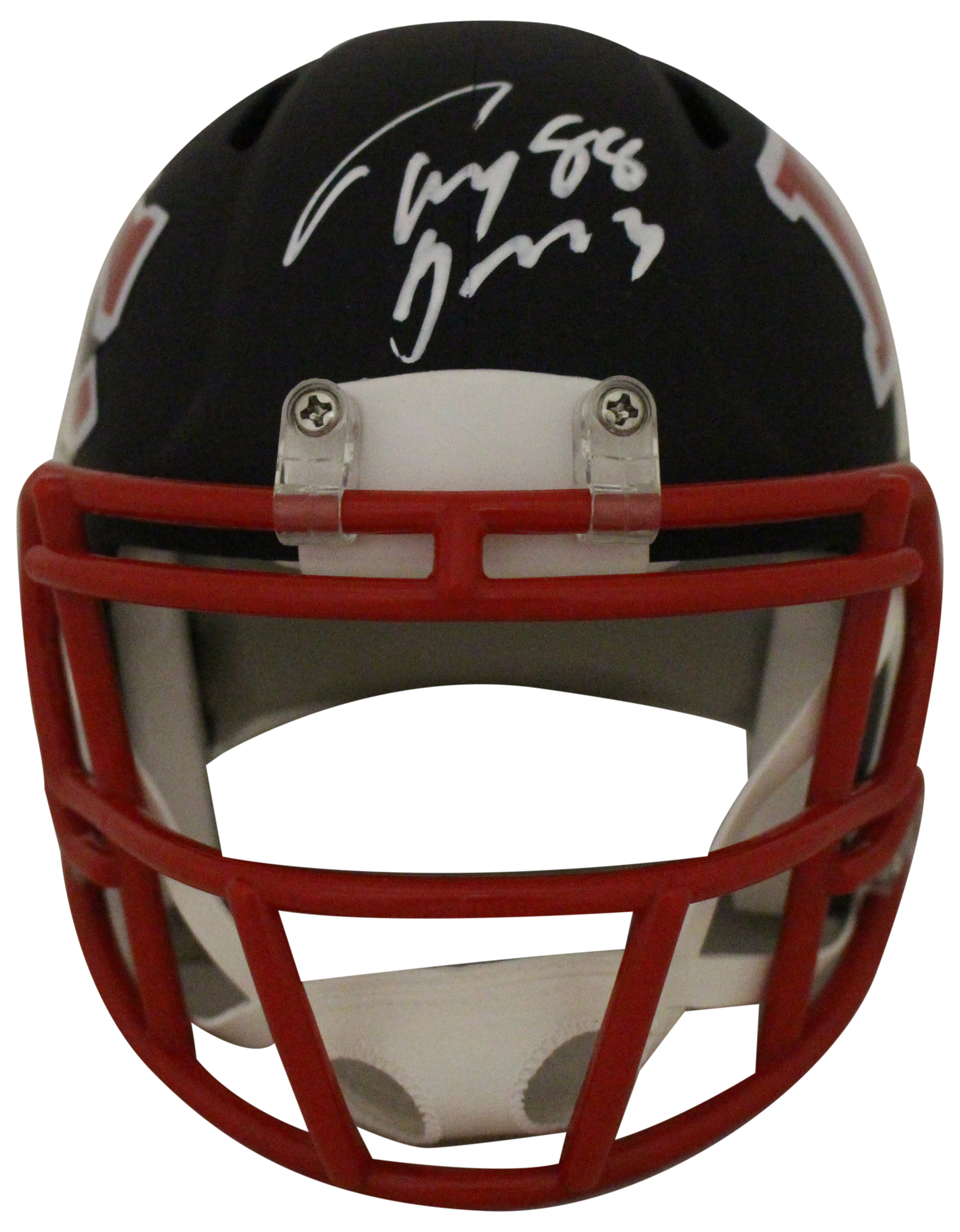 Tony Gonzalez Autographed/Signed Kansas City Chiefs AMP Mini Helmet BAS 28920