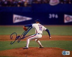 Dwight Gooden Autographed/Signed New York Mets 8x10 Photo Beckett 57344