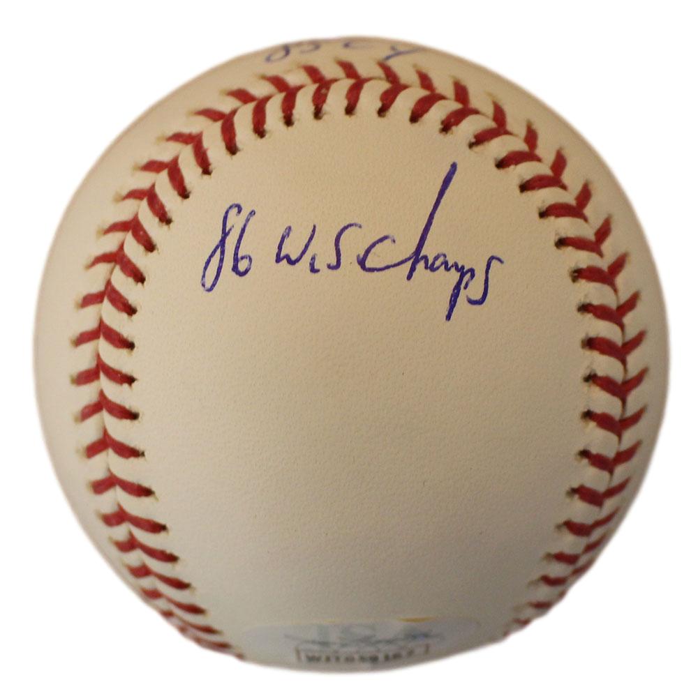 Dwight Gooden Autographed/Signed New York Mets OML Baseball Stats JSA