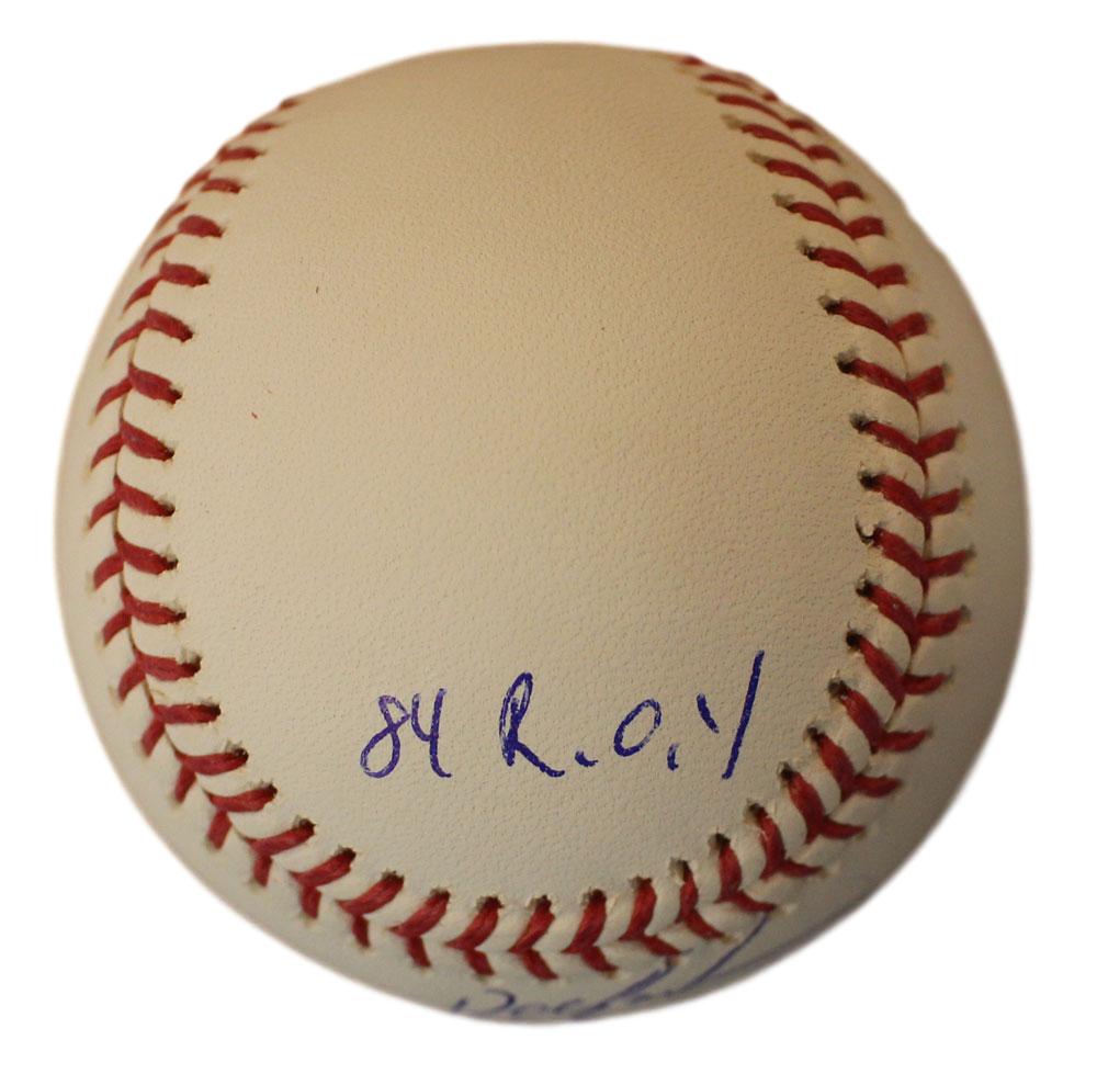 Dwight Gooden Autographed/Signed New York Mets OML Baseball Stats JSA