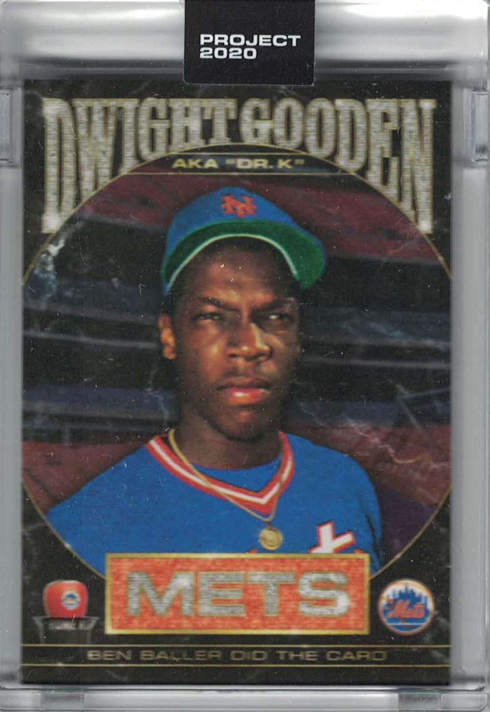 Dwight Gooden New York Mets 2020 Topps Project #86 Artist Trading Card 28932