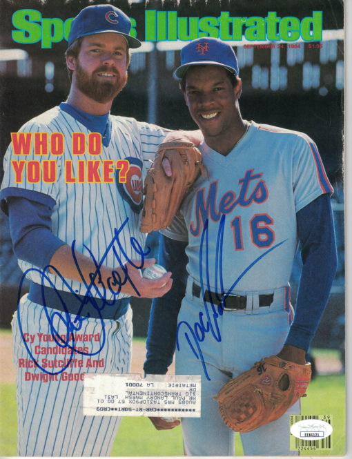 Dwight Gooden & Rick Sutcliffe Signed New York Mets Sports Illustrated JSA 24683