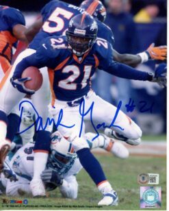 Darrien Gordon Autographed/Signed Denver Broncos 8x10 Photo Beckett 55836