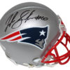 Josh Gordon Autographed/Signed New England Patriots Mini Helmet JSA 22399