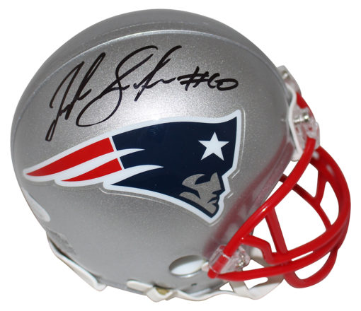 Josh Gordon Autographed/Signed New England Patriots Mini Helmet JSA 22399