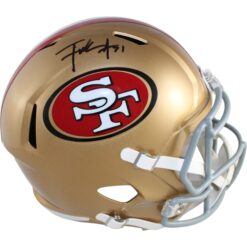 Frank Gore Autographed San Francisco 49ers F/S Helmet Beckett Witness 51622