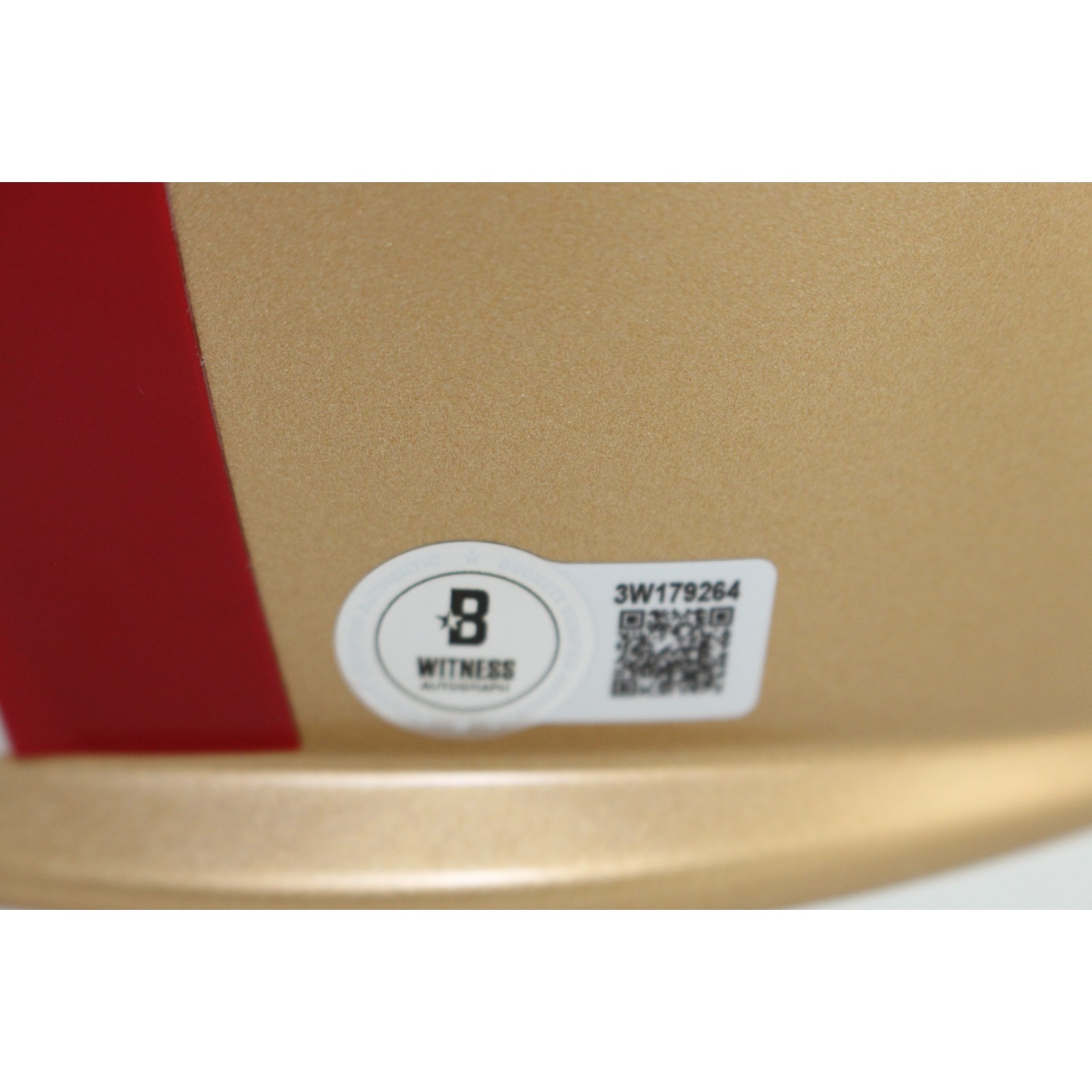 Frank Gore Autographed San Francisco 49ers F/S Helmet Beckett Witness 51622 4 Frank Gore Autographed San Francisco 49ers F/S Helmet Beckett Witness 51622