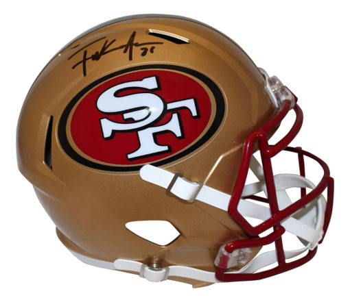 Frank Gore Autographed San Francisco 49ers F/S Speed Helmet Beckett