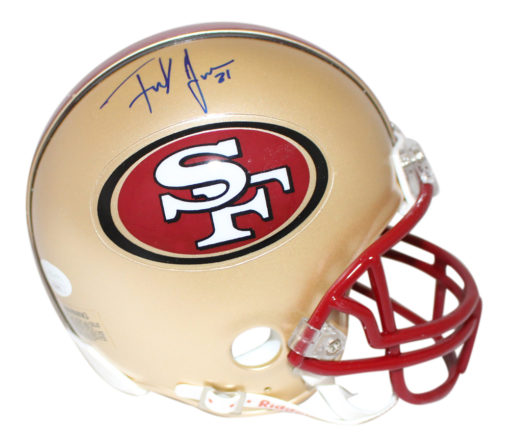 Frank Gore Autographed San Francisco 49ers TB Mini Helmet JSA 24563