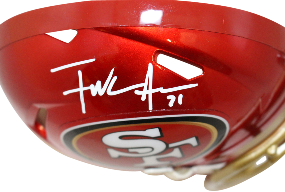 Frank Gore Autographed/Signed San Francisco 49ers Flash Mini Helmet BAS