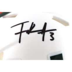 Frank Gore Autographed Miami Hurricanes Mini Helmet Beckett Witness 51655