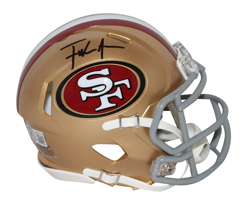 Frank Gore Autographed/Signed San Francisco 49ers Speed Mini Helmet BAS