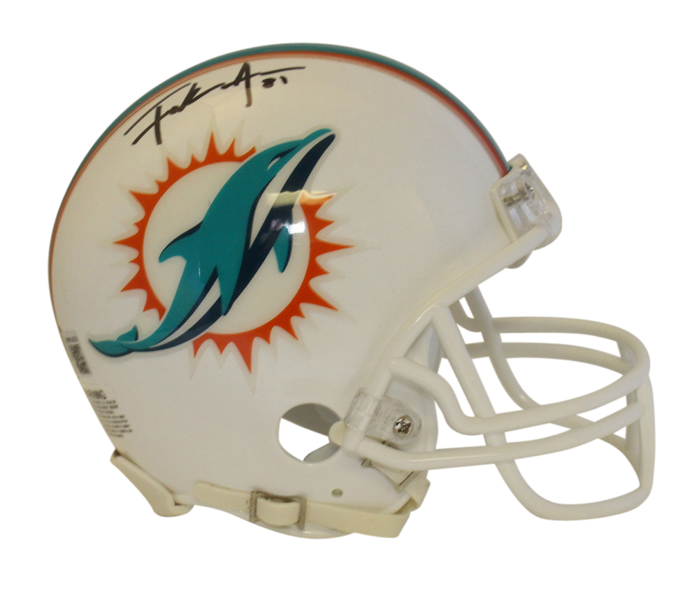 Frank Gore Autographed Miami Dolphins 2018 Speed Mini Helmet BAS