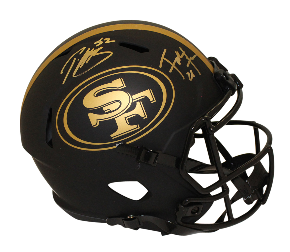 Patrick Willis & Frank Gore Signed San Francisco 49ers F/S Eclipse Helmet BAS