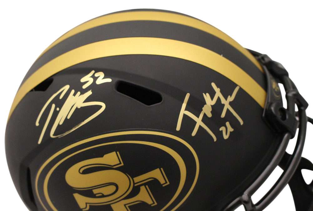 Patrick Willis & Frank Gore Signed San Francisco 49ers F/S Eclipse Helmet BAS