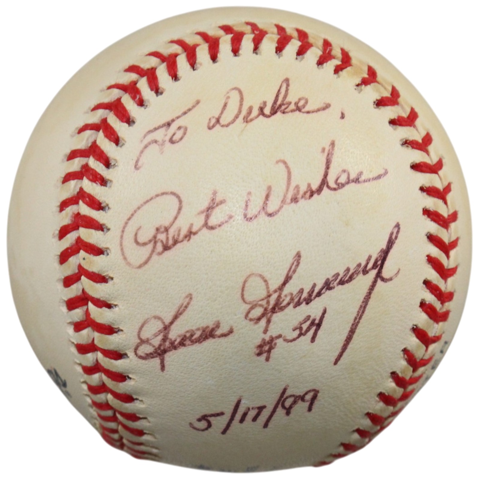 Goose Gossage Signed New York Yankees National League Baseball Personal 55946