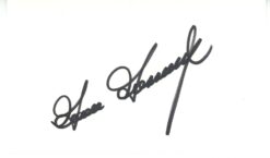 Goose Gossage Autographed/Signed New York Yankees Index Card Beckett 56531