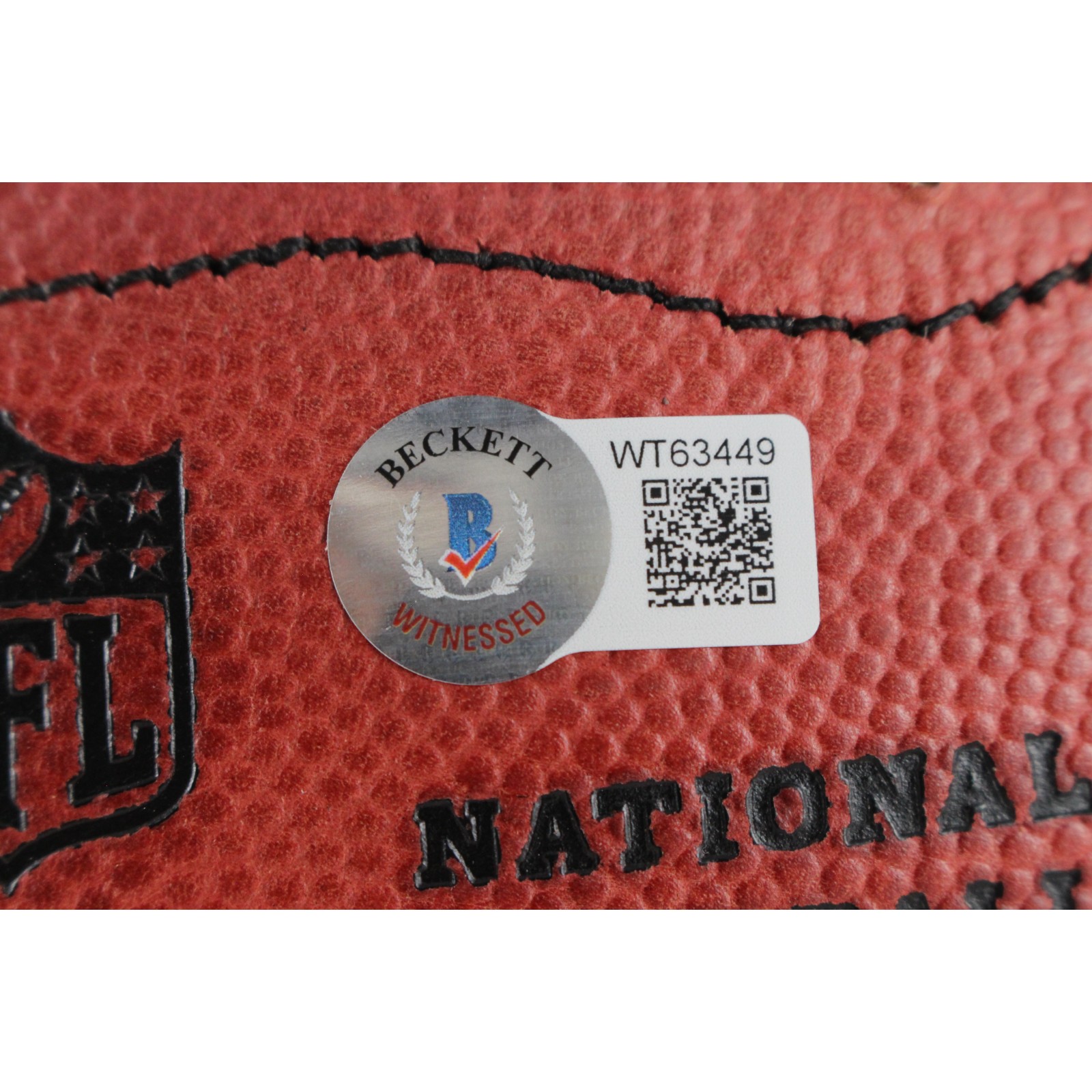 Randy Gradishar Autographed Denver Broncos Commemorative Football Beckett 59427 5 Randy Gradishar Autographed Denver Broncos Commemorative Football Beckett 59427