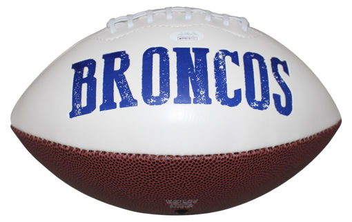 Randy Gradishar Autographed/Signed Denver Broncos D Logo Football JSA 25188