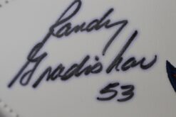 Randy Gradishar Autographed/Signed Denver Broncos Logo Football JSA 59383