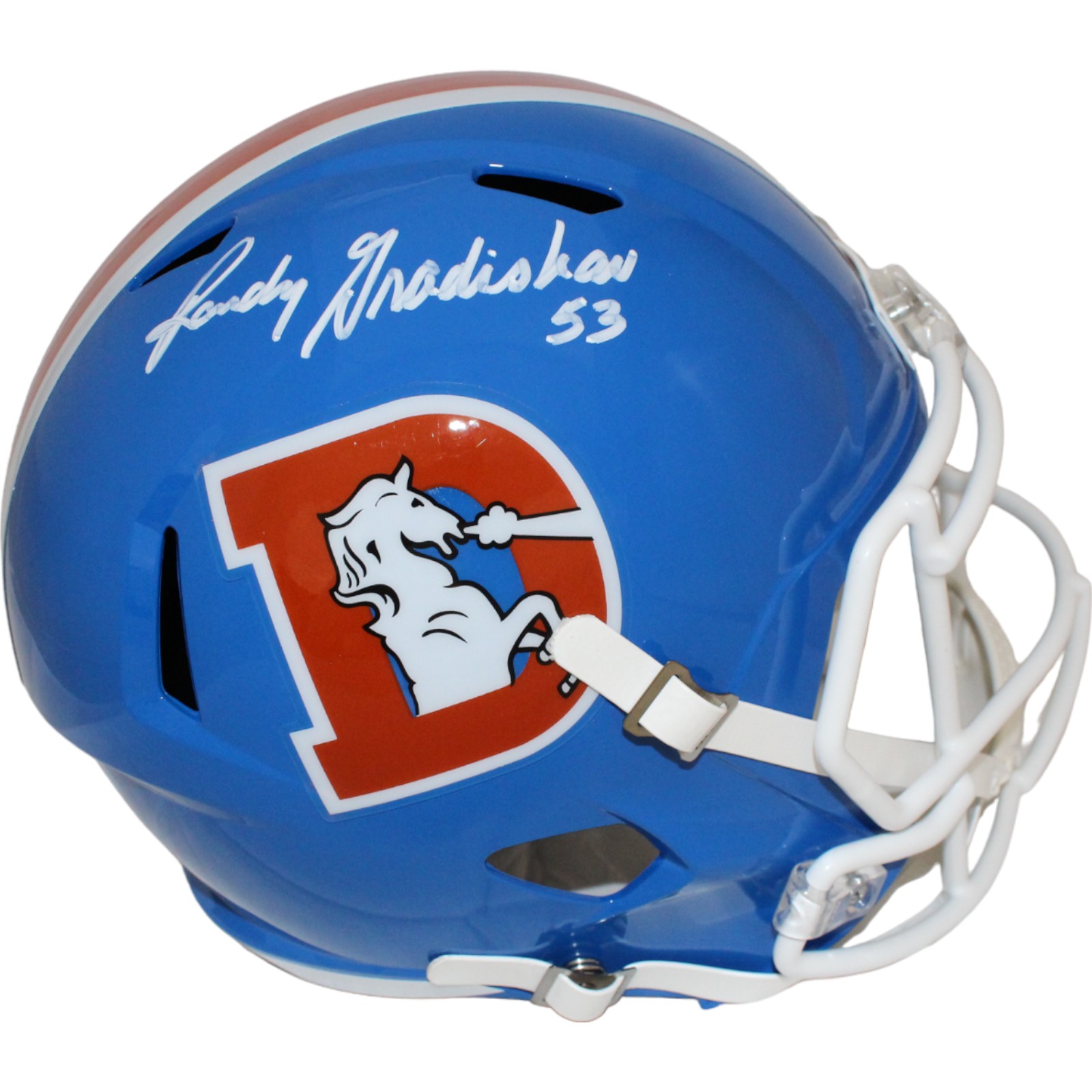 Randy Gradishar Autographed/Signed Denver F/S Helmet Beckett