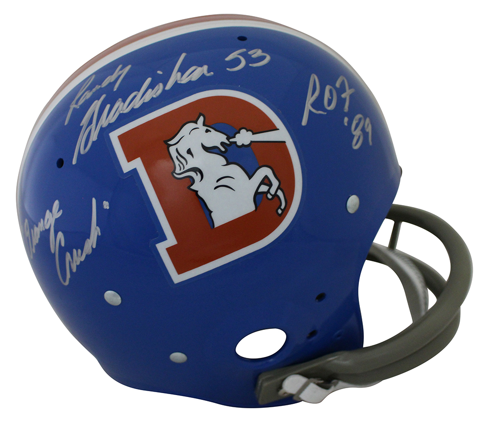 Randy Gradishar Autographed Denver Broncos D Logo TK Helmet 2 Insc JSA 25187