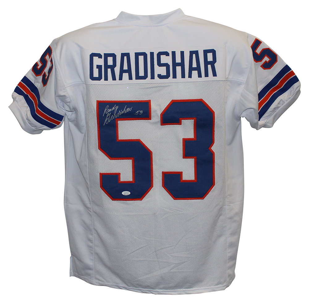 Randy Gradishar Autographed/Signed Denver Broncos White XL Jersey JSA 25182