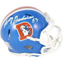 Randy Gradishar Signed Denver Broncos TB Mini Helmet Beckett 44384