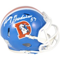 Randy Gradishar Signed Denver Broncos TB Mini Helmet Beckett
