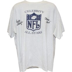 Randy Gradishar Signed Broncos Celebrity All-Stars 2XL White Shirt Beckett 52852
