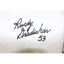 Randy Gradishar Signed Broncos Celebrity All-Stars 2XL White Shirt Beckett 52852