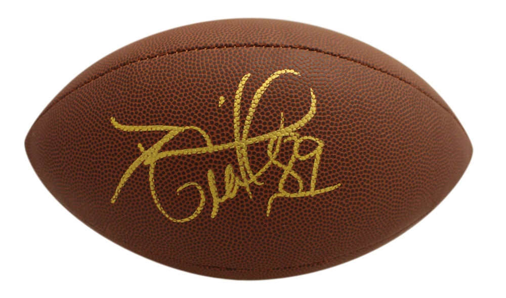 Daniel Graham Autographed Denver Broncos Super Grip Football Beckett