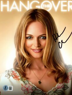 Heather Graham Autographed/Signed The Hangover 8x10 Photo Beckett 54409