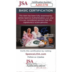 Otto Graham Autographed/Signed Cleveland Browns B&W 7x9 Photo JSA 55129