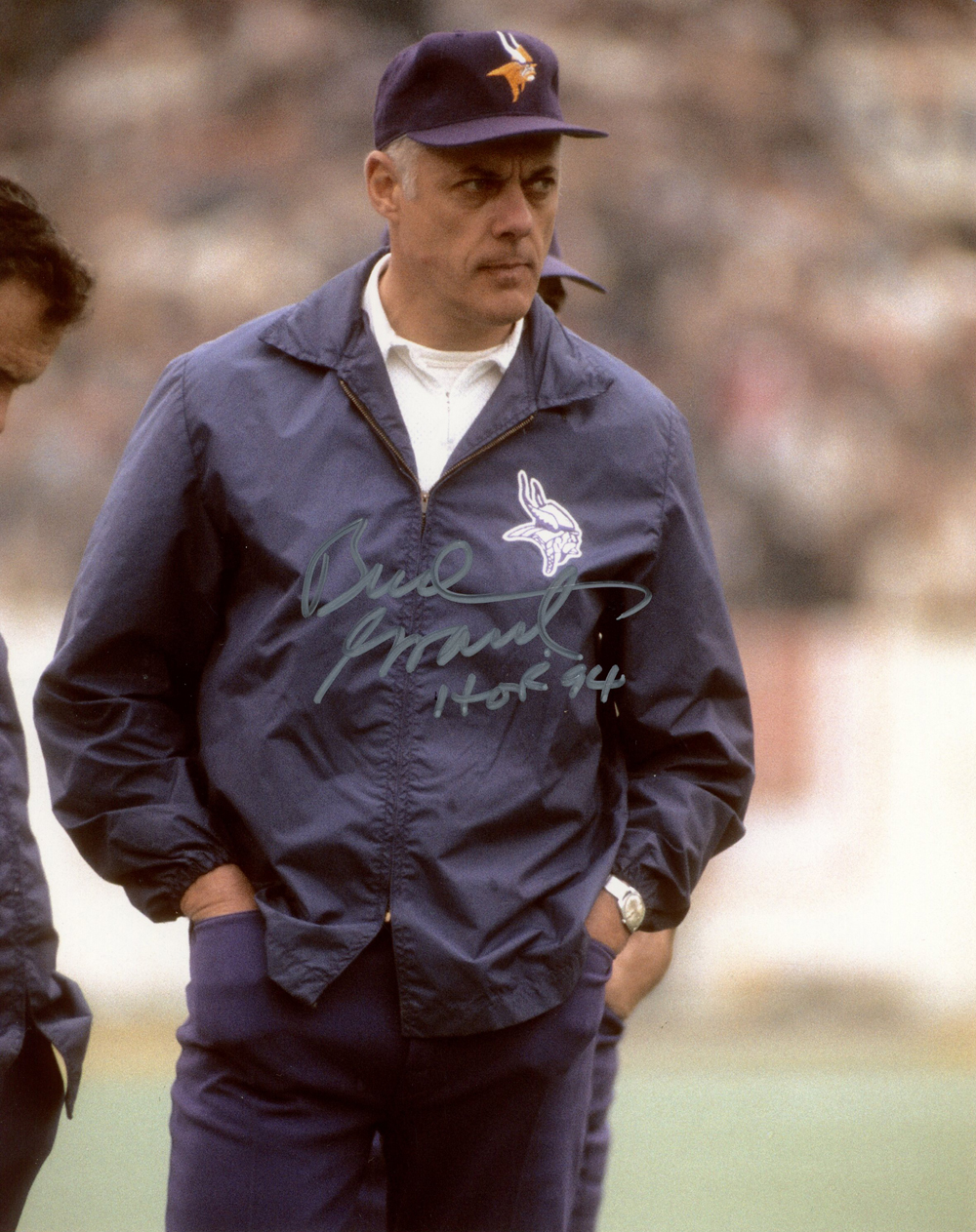 Bud Grant Autographed/Signed Minnesota Vikings 8x10 Photo