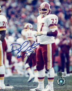 Darryl Grant Autographed/Signed Washington Redskins 8x10 Photo Beckett 56670
