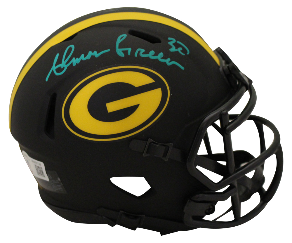 Ahman Green Autographed Green Bay Packers Eclipse Mini Helmet Beckett