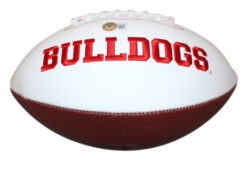 Aj Green Autographed Georgia Bulldogs Logo Football BAS