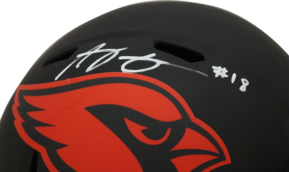 AJ Green Autographed Arizona Cardinals F/S Eclipse Speed Helmet BAS 32073