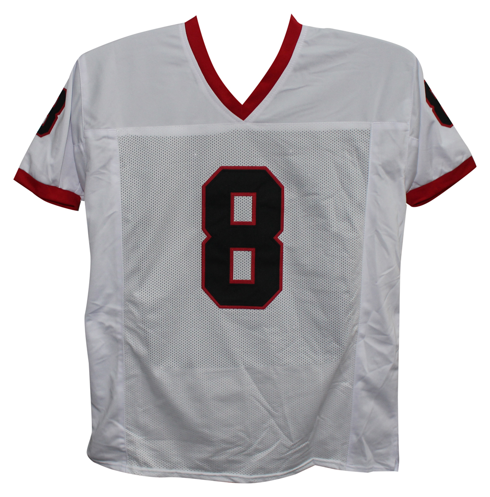 AJ Green Autographed Signed College Style White XL Jersey Beckett