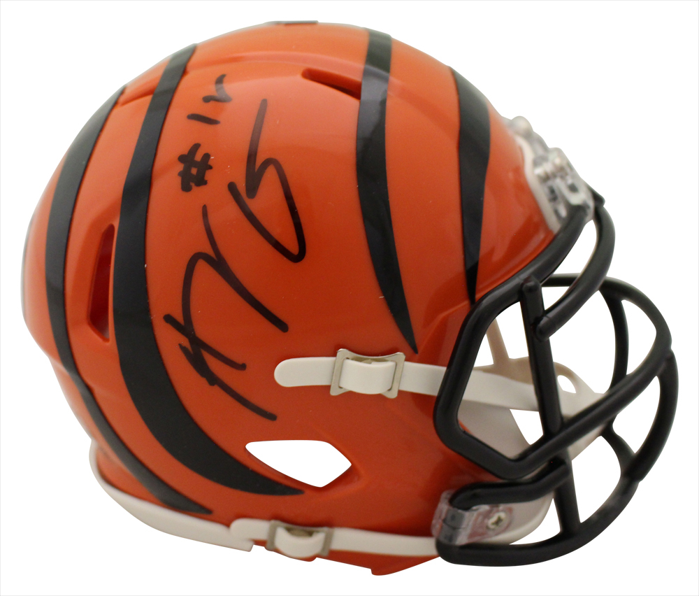 AJ Green Autographed Cincinnati Bengals Speed Mini Helmet Beckett