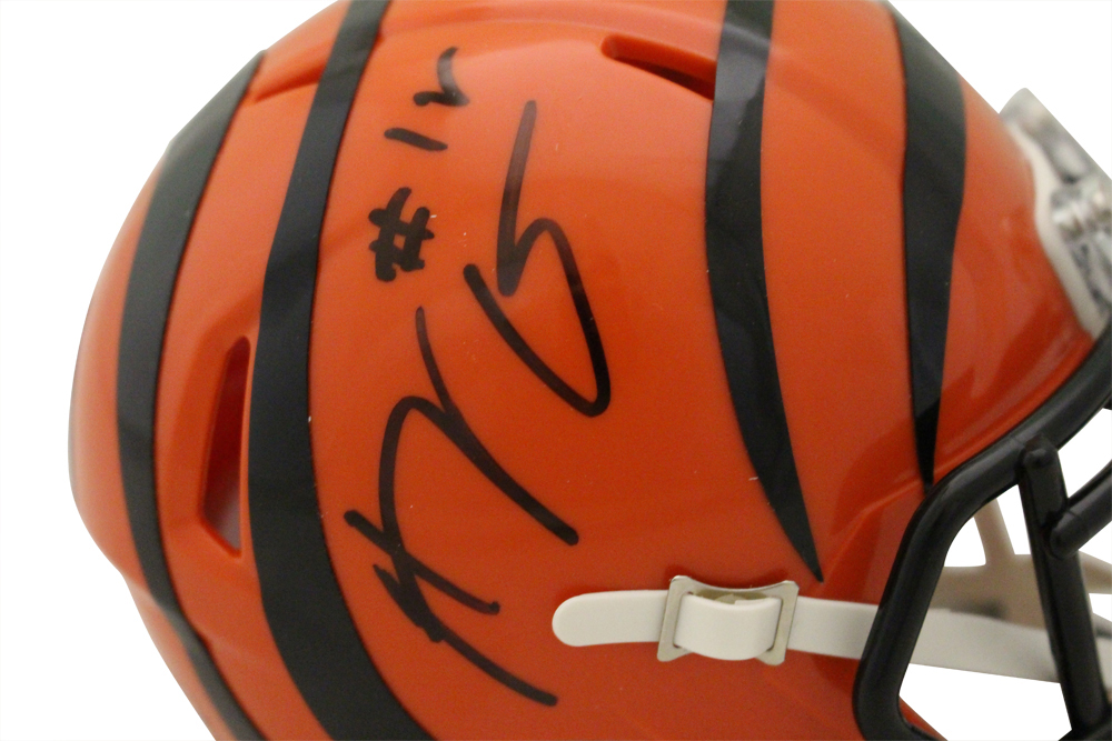 AJ Green Autographed Cincinnati Bengals Speed Mini Helmet Beckett