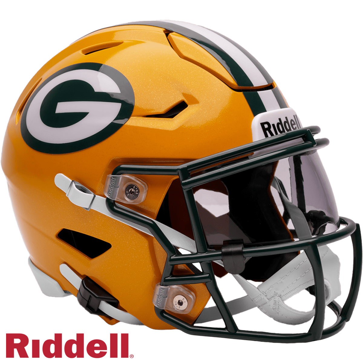 Green Bay Packers Riddell Mid-Size Midi Helmet New In Box 58231