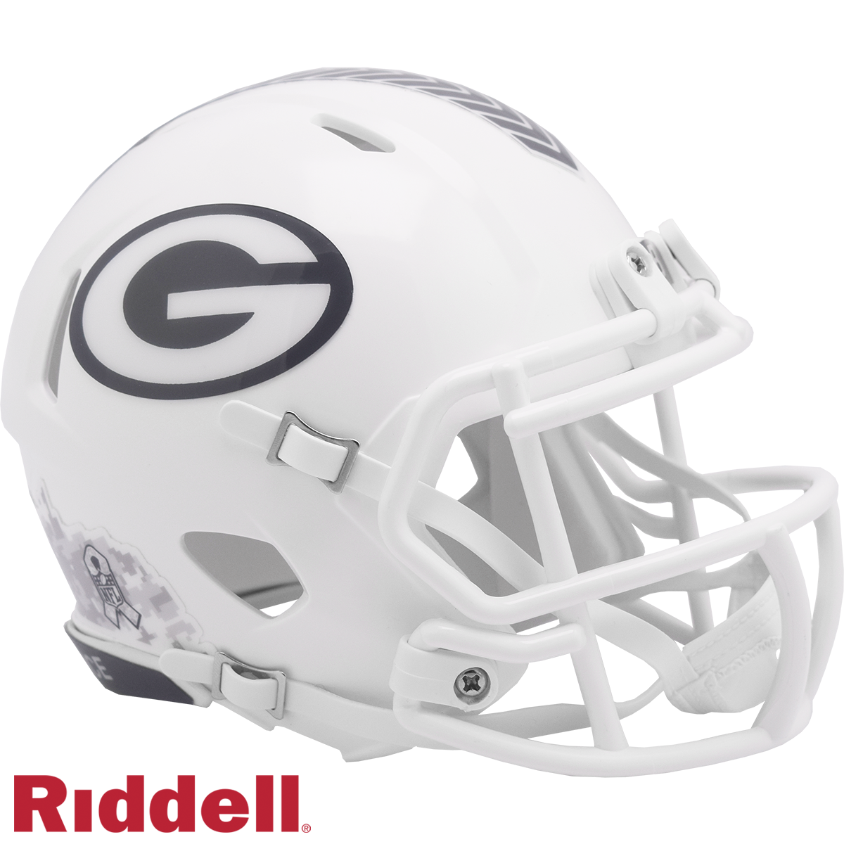 Green Bay Packers Riddell New In Box 2024 Salute to Service Mini Helmet 48084