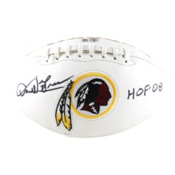 Darrell Green Autographed Washington Redskins Logo Football HOF Beckett 51822