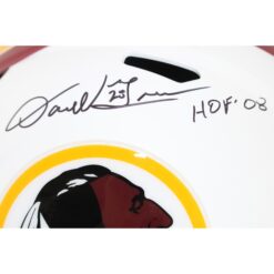 Darrell Green Autographed Washington Redskins F/S White Helmet HOF Beckett 51897
